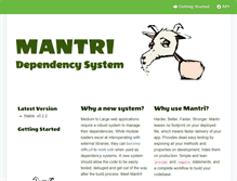 Tablet Screenshot of mantrijs.com